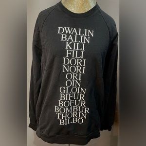 The lord of the rings The Hobbit Dwarves sweatshirt